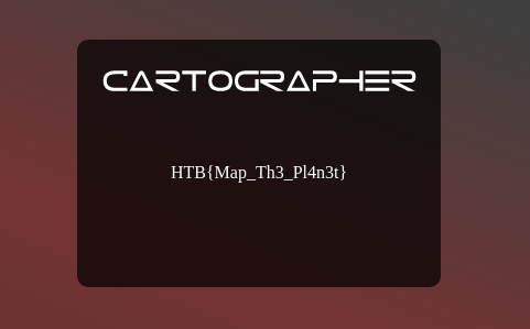 HTB Cartographer - Solved!